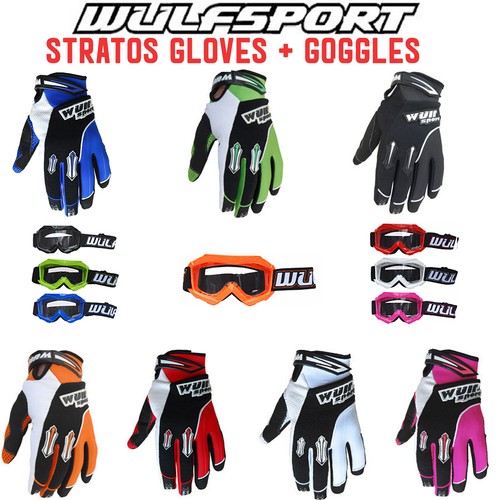 Guanti motocross bambini wulf - guanti,